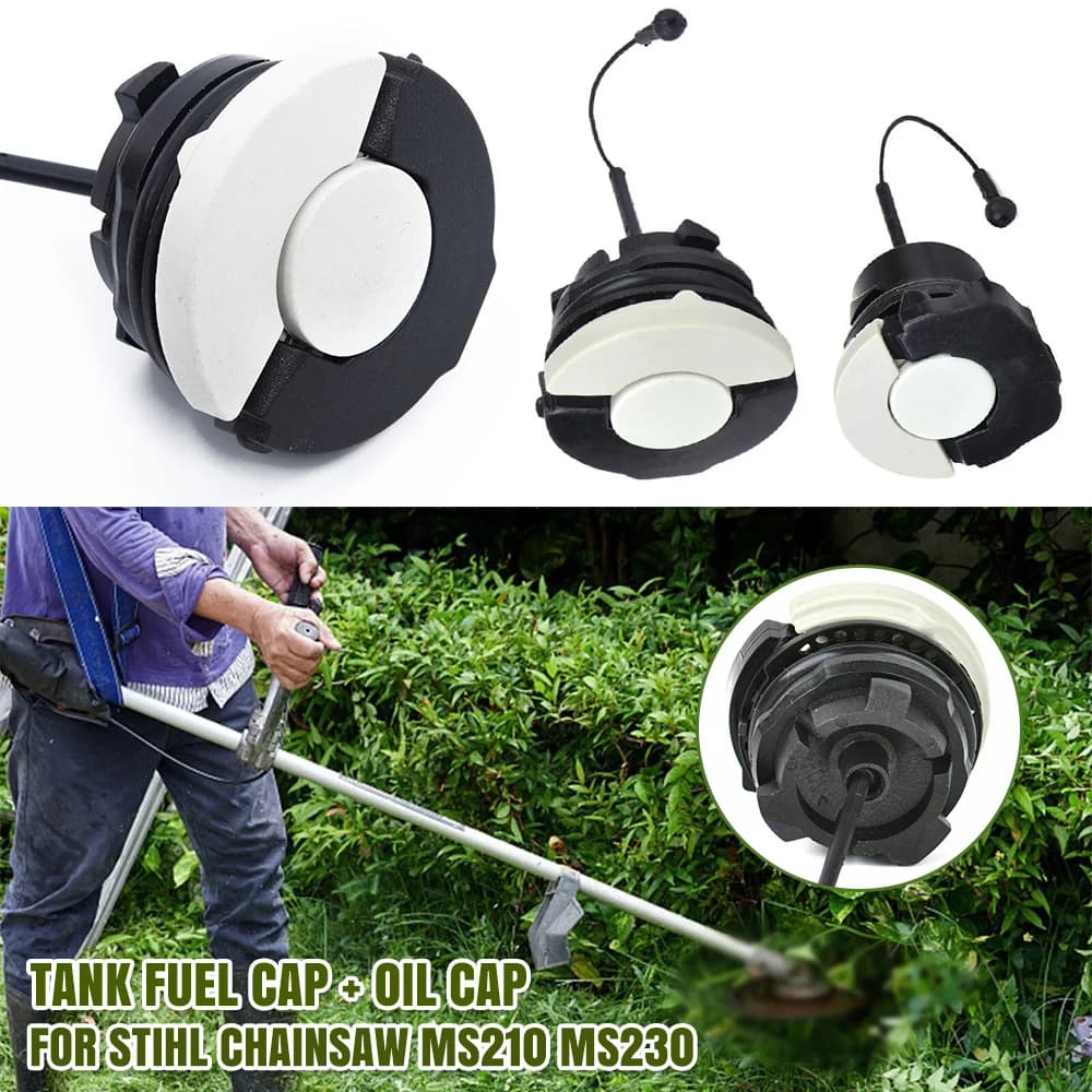 Chainsaw Engine Motor Fuel Tank Gas Oil Cap Parts For STIHL 020 021 023 025 038