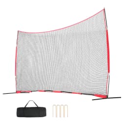 SucceBuy Barricade Backstop Net Ball Sport Barrier Netting Practice Equipment with Carry Bag Protect Screen for Training