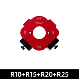 4in1 Woodworking Router Arcs Angle Positioning Template Corner Radius Routers R10-R50 Radius Jig Woodworking Positioning Tool
