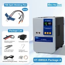 HELTEC 12KW 21KW 36KW 42KW High-Efficiency Battery Spot Welder with Pneumatic Capacitor Storage for Nickel/Aluminum/18650