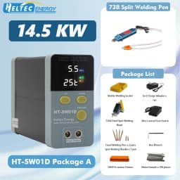HELTEC 12KW 21KW 36KW 42KW High-Efficiency Battery Spot Welder with Pneumatic Capacitor Storage for Nickel/Aluminum/18650