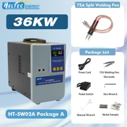 HELTEC 12KW 21KW 36KW 42KW High-Efficiency Battery Spot Welder with Pneumatic Capacitor Storage for Nickel/Aluminum/18650