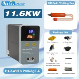 HELTEC 12KW 21KW 36KW 42KW High-Efficiency Battery Spot Welder with Pneumatic Capacitor Storage for Nickel/Aluminum/18650