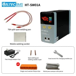 HELTEC 12KW 21KW 36KW 42KW High-Efficiency Battery Spot Welder with Pneumatic Capacitor Storage for Nickel/Aluminum/18650