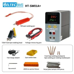 HELTEC 12KW 21KW 36KW 42KW High-Efficiency Battery Spot Welder with Pneumatic Capacitor Storage for Nickel/Aluminum/18650