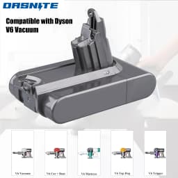 1/2/4Pcs 6.4Ah V6 Battery Replace for Dayson 21.6V battery Pin Compatible with Animal/Fluffy SV03 SV09 DC59 DC61 Vacuum Cleaner