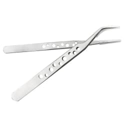 1 Set Precision Industrial Tweezers Anti-Static Magnetic Stainless Steel Tweezers Set For Electronics Soldering Maintenance