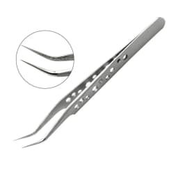 1 Set Precision Industrial Tweezers Anti-Static Magnetic Stainless Steel Tweezers Set For Electronics Soldering Maintenance