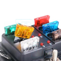 100x Standard Blade Auto Car Assorted Fuses Sets Assortment Kits 2A-35A W/ Box