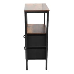 【New】Night Stand for Bedroom Night Stand for Bedroom MDF Carbon Steel Bedside Table with 2 Drawers for Living Room Dorm