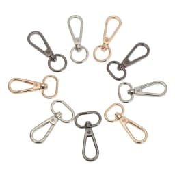 5pcs 13/15/20/25mm Metal Bags Strap Buckles Lobster Clasp Collar Carabiner Snap Hook DIY KeyChain Bag Part Accessories