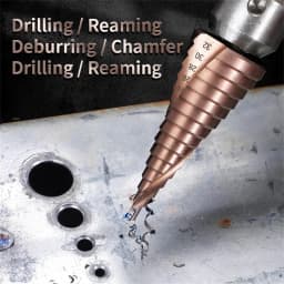 Cobalt Steel Step Cone Drill Bit Hole Cutter 4-32mm for Stainless Steel