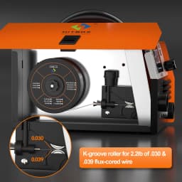 HITBOX HBM200 Semi-Automatic MIG Welding Machine 220V 3 in 1 MMA/Gasless MIG/Lift TIG Synergy Inverter Welder Tool AU Plug