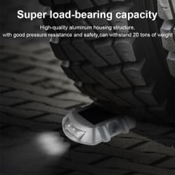 Solar Road Stud Light 1000m View Distance 6LED Cast Aluminum Marker for Driveway/Courtyard
