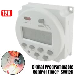 Digital LCD Display Power Programmable Timer Time Switch DC 12V Relay Day NEW