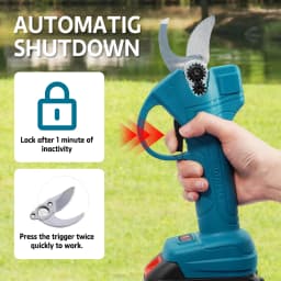 Cordless Brushless 40mm Electric Pruning Shear Secateur for 36V Makita Battery Power Tools - Cordless Pruning Scissors