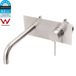 **Sydney Stock** KYLINS Round Vanity Faucet Wall Basin Mixer Tap Brushed Nickel Gold Black Gun Metal Chrome WaterMark Wels