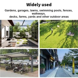 300LED Solar Courtyard Light Outdoor Garden Wall Safety Floodlight 5000mAh With Remote Control