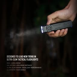 IMALENT GR35 EDC Tactical Flashlight 2800 Lumen Rechargeable Slim Flat Shape with Floodlight Strobe Modes Portable Pocket Light