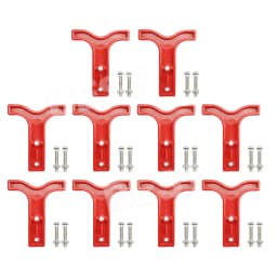 10PCS Red T Bar handle for Anderson style plug connectors tool 50AMP 12-24V AU