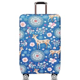 Luggage Cover Stretch Fabric Suitcase Protector Baggage Dust Case Cover Suitable for 18-32 Inch Suitcase Case Travel [P