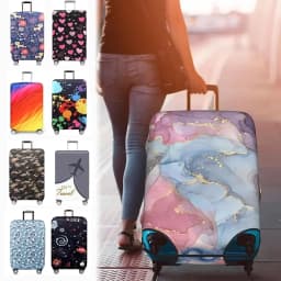 Luggage Cover Stretch Fabric Suitcase Protector Baggage Dust Case Cover Suitable for 18-32 Inch Suitcase Case Travel [P