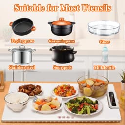 Silicone Electric Warming Tray Foldable Food Warmer Fast Heating Home Buffets