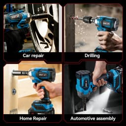ONEVAN 1200N.M Torque Brushless Electric Impact Wrench Cordless 1/2Inch Car Repair Screwdriver Drill Tool For Makita Battery Pin