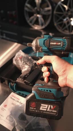 ONEVAN 1200N.M Torque Brushless Electric Impact Wrench Cordless 1/2Inch Car Repair Screwdriver Drill Tool For Makita Battery Pin