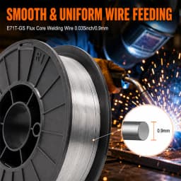 PORIYA Flux Core MIG Welding Wire E71T-GS 0.9mm4.5kg Gasless Mild Steel MIG Wire
