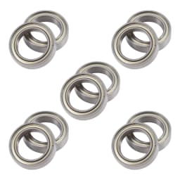 10Pcs Miniature Sealed Metal Shielded Metric Radial Ball Bearing Model: 6701 ZZ 12X18x4mm