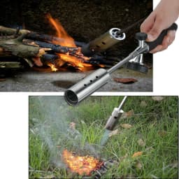 Grass Burner Weed Killer Kit Shrub Garden Tools Butane Gas Torch Fire Lighter