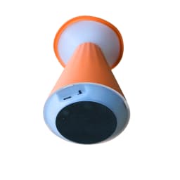 Wave Control LED Portable Table Lamp Rechargeable USB-C Bedside Lamp Simulated Flame Ambient Light for Bedroom Camping Bar