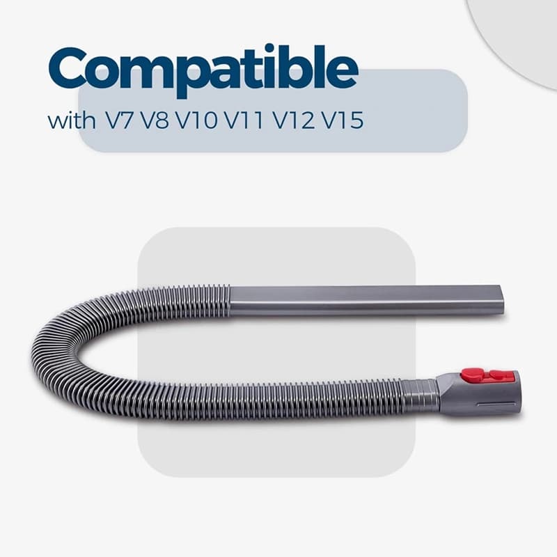 Dryer Vent Cleaner Kit, Hose Spare Parts For Dyson V7 V8 V10 V11 V12 V15 Cordless Vacuum, Perfect Flexible Crevice Tool