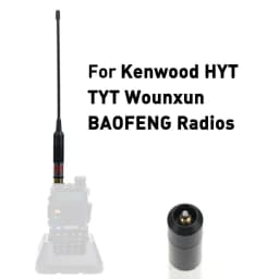 High Gain Telescopic Antennas AL-800 Dual Band VHF UHF SMA-Female Antenna Replacement For BaoFeng UV-5R UV-9R Radio Accessories
