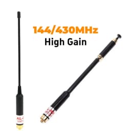 High Gain Telescopic Antennas AL-800 Dual Band VHF UHF SMA-Female Antenna Replacement For BaoFeng UV-5R UV-9R Radio Accessories