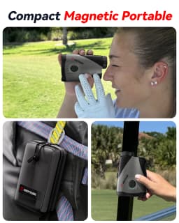 REDTIGER C001B Golf Rangefinder with Slope 1000M 1200 Yards Laser Range Finder Golf 7X Magnification Rechargeable Range Finder