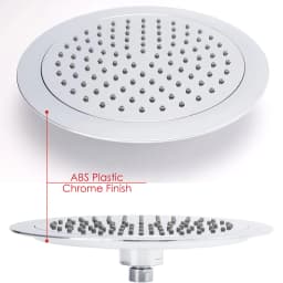 **Sydney Stock** KYLINS WELS 9" Rain Shower Head Adjustable Sliding Rail Set Dual Hose Twin Head Chrome
