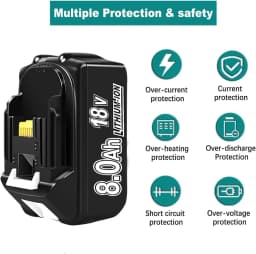 VANON 18V 9Ah 8Ah 5Ah Replace for Makita Lithium Battery Powerful Power Battery 100% New Power Tool Battery Pin