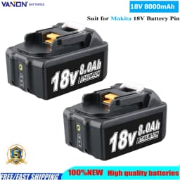 VANON 18V 9Ah 8Ah 5Ah Replace for Makita Lithium Battery Powerful Power Battery 100% New Power Tool Battery Pin