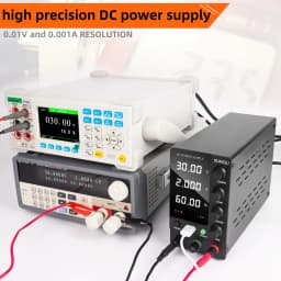 KUAIQU DC Lab Power Supply 30V 60V 120V Adjustable Voltage Regulator Preset Voltage Current Fast Charging Bench DC Power Supply