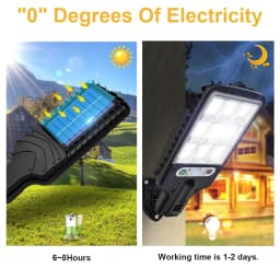 Solar Lights Outdoor, 1000LM 108COB Ultra Bright Motion Sensor Garden Light, IP65 Waterproof, Wall Security Light for Garden