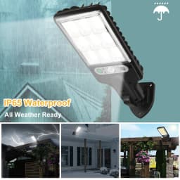 Solar Lights Outdoor, 1000LM 108COB Ultra Bright Motion Sensor Garden Light, IP65 Waterproof, Wall Security Light for Garden
