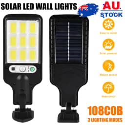 Solar Lights Outdoor, 1000LM 108COB Ultra Bright Motion Sensor Garden Light, IP65 Waterproof, Wall Security Light for Garden