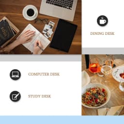 PORIYA Mobile Laptop Desk Computer Table Stand Adjustable Bed Bedside Portable Study AU