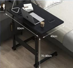 PORIYA Mobile Laptop Desk Computer Table Stand Adjustable Bed Bedside Portable Study AU