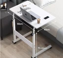 PORIYA Mobile Laptop Desk Computer Table Stand Adjustable Bed Bedside Portable Study AU