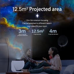 13IN1 Galaxy Starry Sky Projector Night Light Rotating LED Star Lamp Planetarium for Bedroom Ceiling Decor