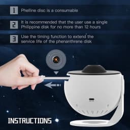 13IN1 Galaxy Starry Sky Projector Night Light Rotating LED Star Lamp Planetarium for Bedroom Ceiling Decor