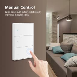 Zemismart Zigbee 1 2 3 4 Gangs Smart Wall Light Switch Work with Tuya Smart Life App with EESS Certification Neutral Required